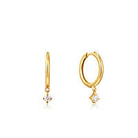 boucles d'oreille femme bijoux Ania Haie Gold Collection EAU001-15YG