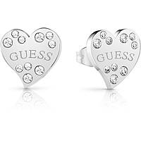 boucles d'oreille femme bijoux Guess Heart Warming JUBE78051JW
