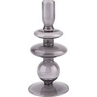 bougeoirs Present Time Candle Holder Glass Art PT3635BK