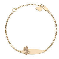 bracciale Con Targa bambino Oro 9kt gioiello Disney Preziosi Per Bambini BG00011L-59