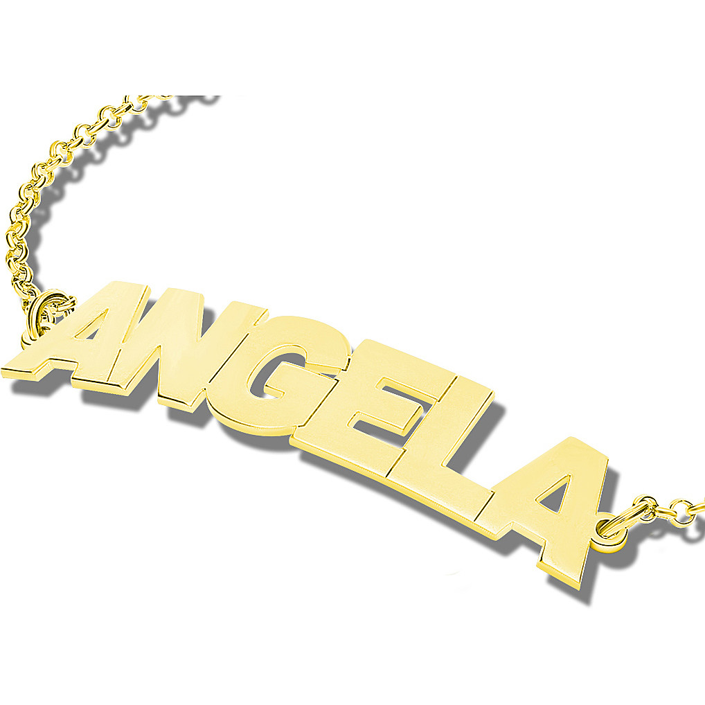 bracciale donna gioiello GioiaPura Nominum Argento 925 Nome Angela GYXBAR0134-44