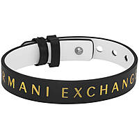 bracciale uomo gioielli Armani Exchange Logo AXG0107040