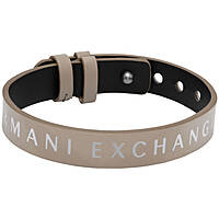 bracciale uomo gioielli Armani Exchange Logo AXG0108040
