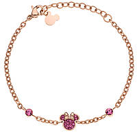 bracelet enfant bijoux Disney Mickey and Minnie B600589PRPL-B.CS