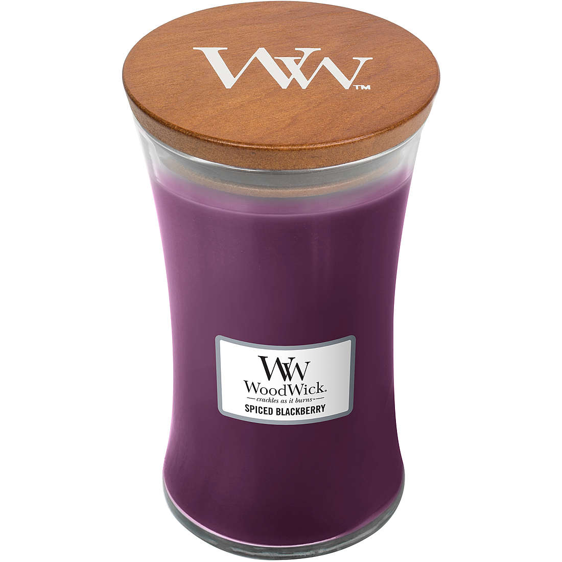 Candela WoodWick Grande colore Viola 93078E