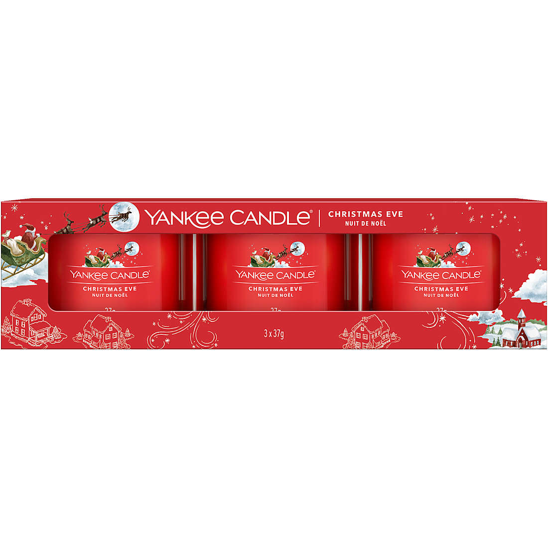 Candela Yankee Candle Box Regalo Signature colore Rosso 1701399E