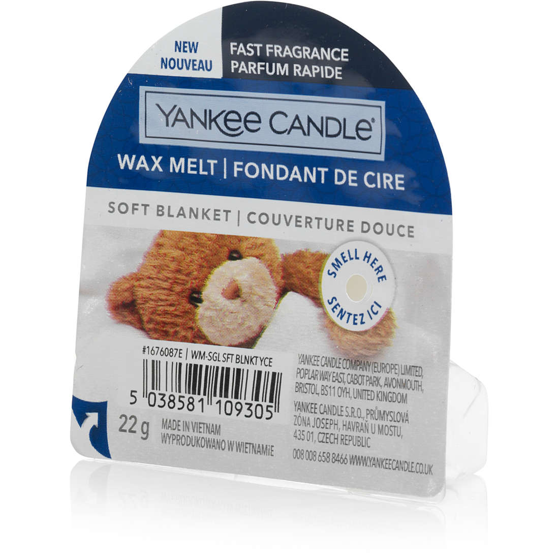 Candela Yankee Candle Cera da Fondere colore Bianco 1676087E