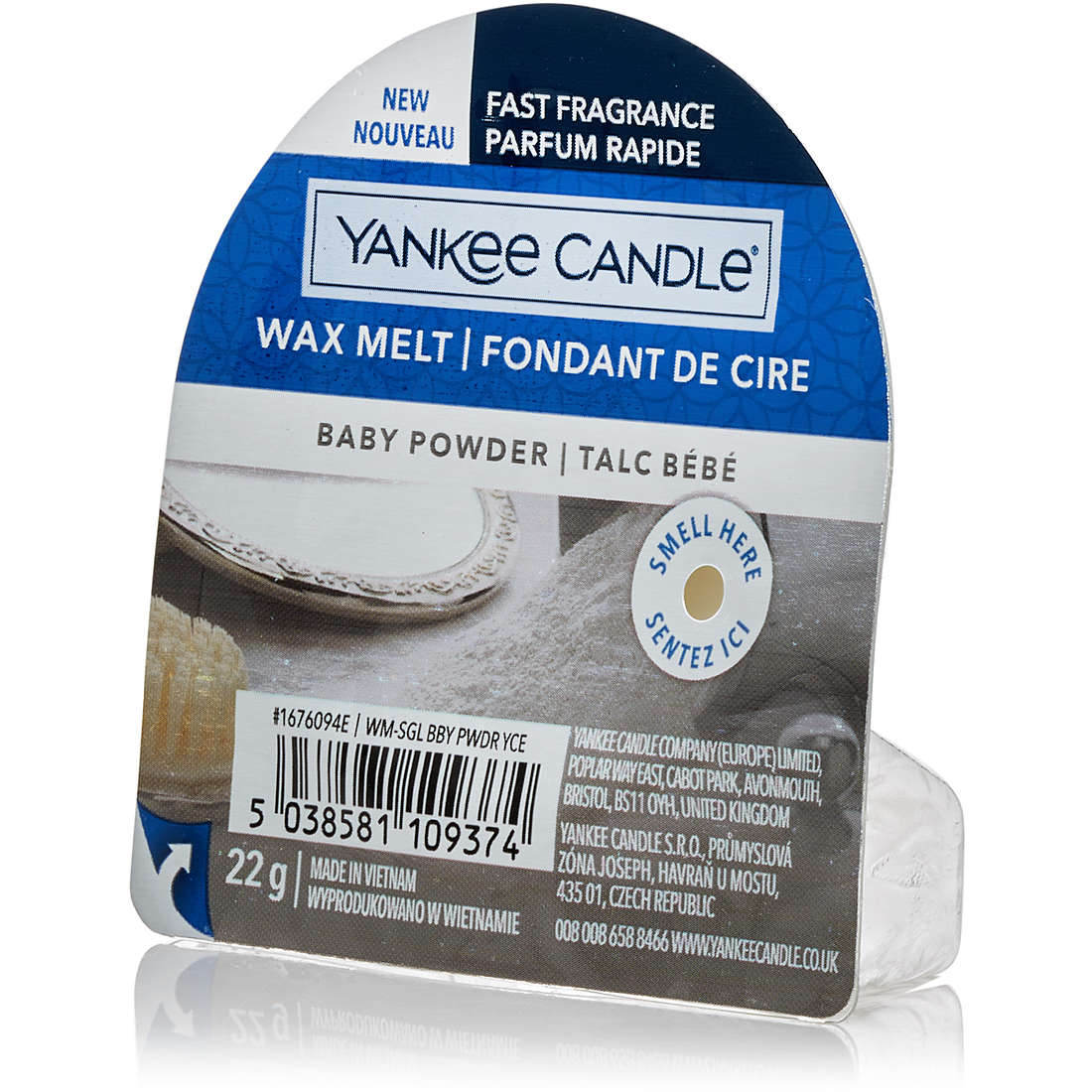 Candela Yankee Candle Cera da Fondere colore Bianco 1676094E