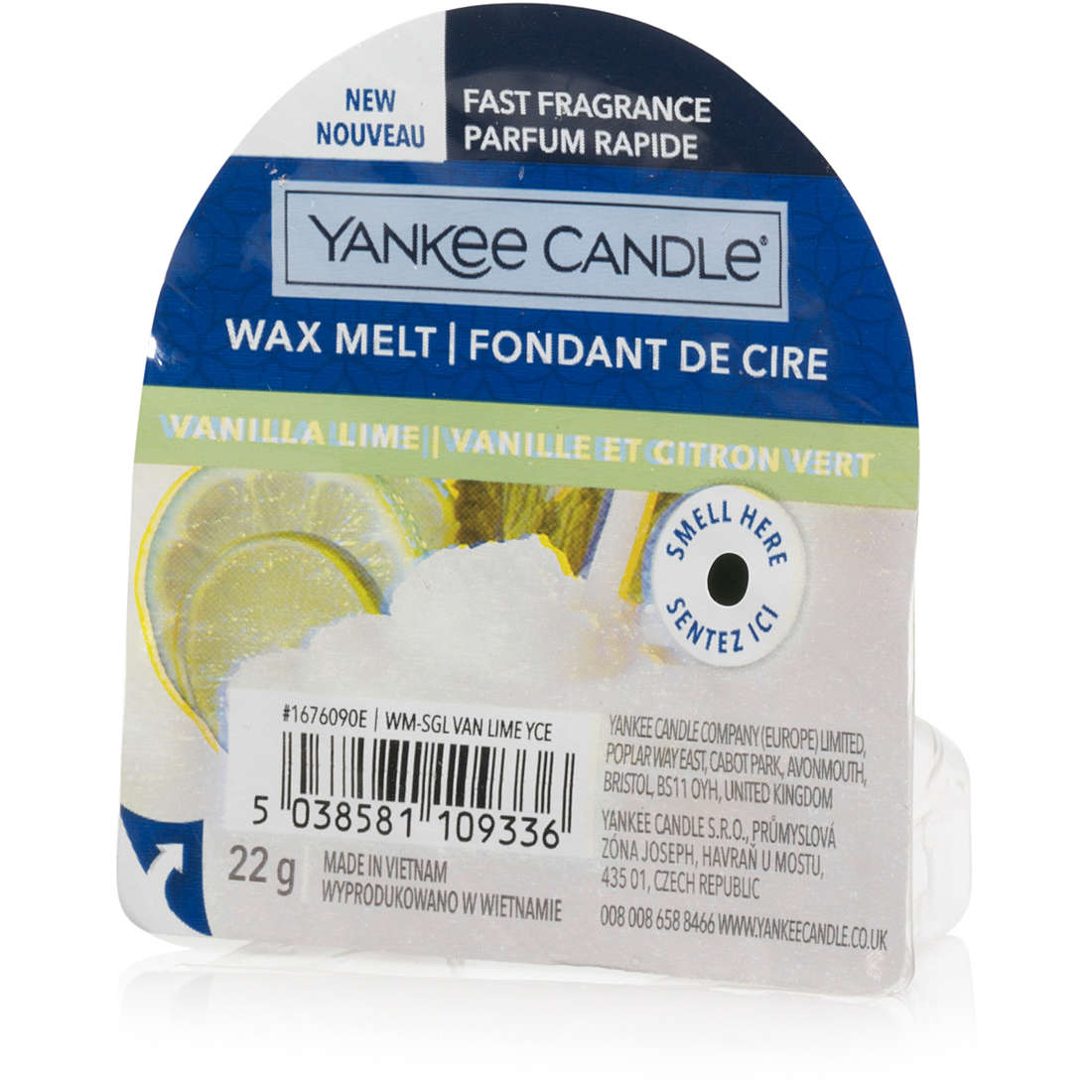 Candela Yankee Candle Cera da Fondere colore Verde 1676090E