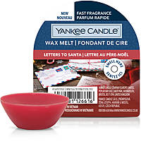 Candela Yankee Candle Cera da Fondere Natale colore Rosso 1632016E