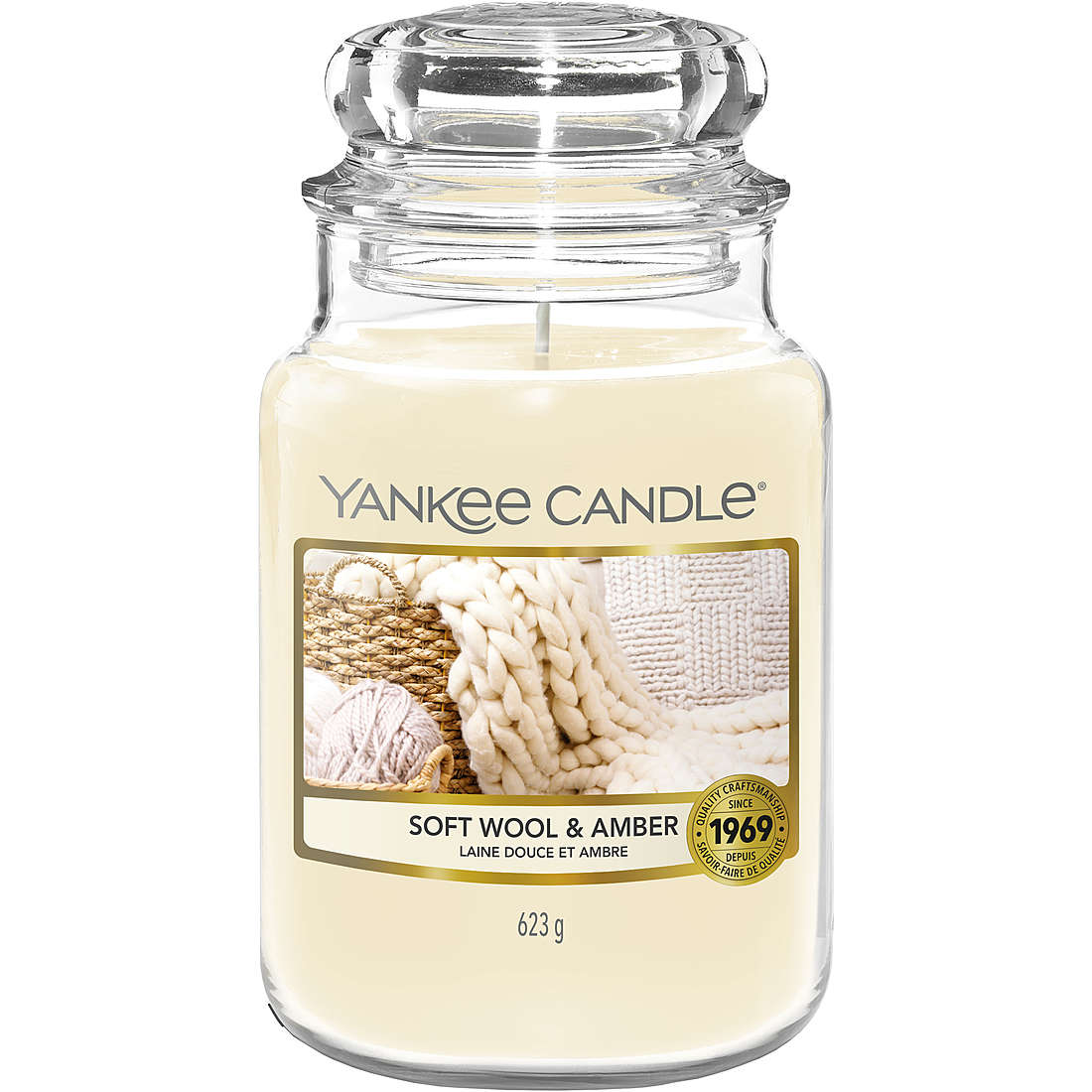 Candela Yankee Candle Giara, Grande Fall in Love with YC colore Bianco 1720939E