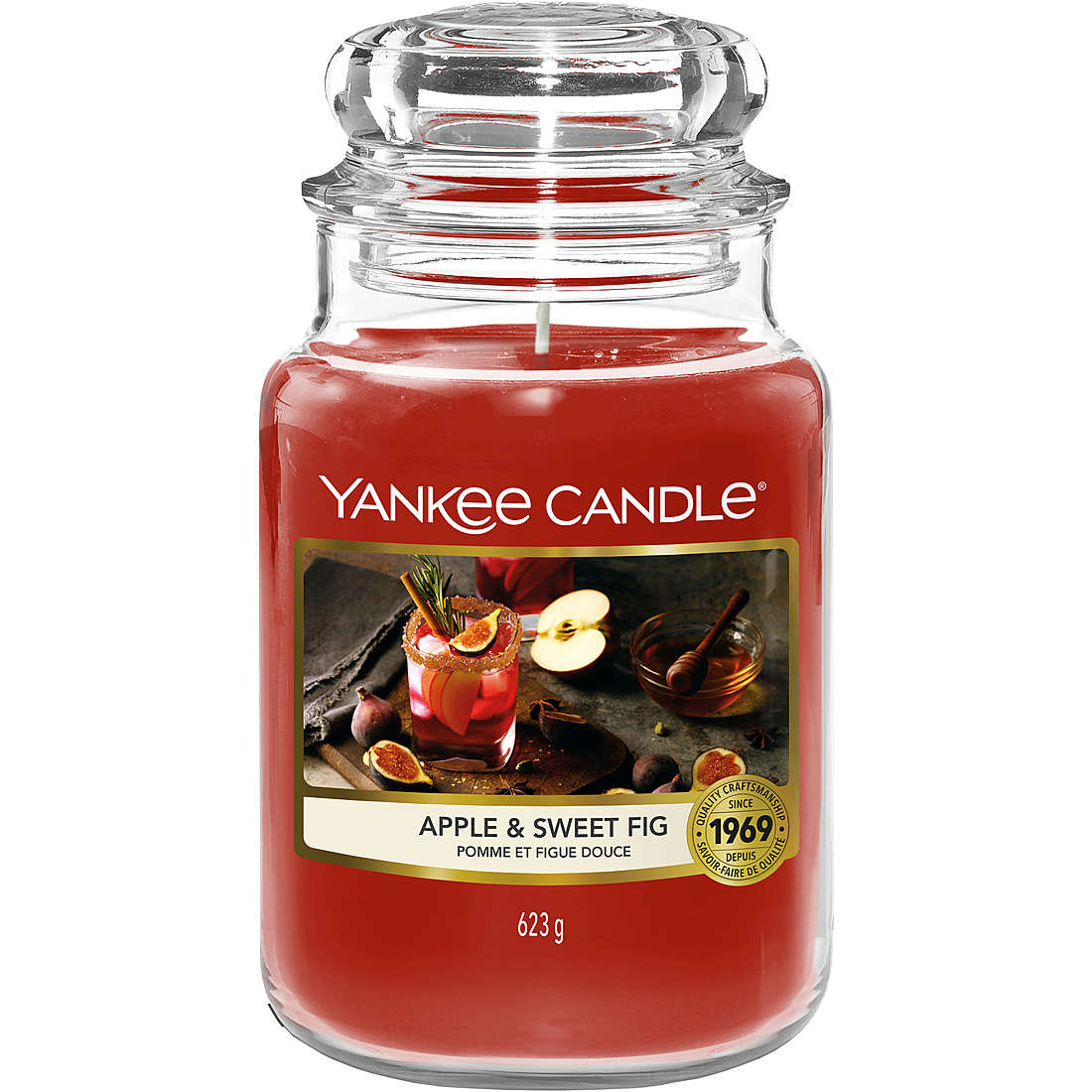 Candela Yankee Candle Giara, Grande Fall in Love with YC colore Rosso 1720945E