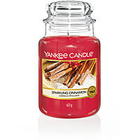 Candela Yankee Candle Giara, Grande Natale colore Rosso 1100952E