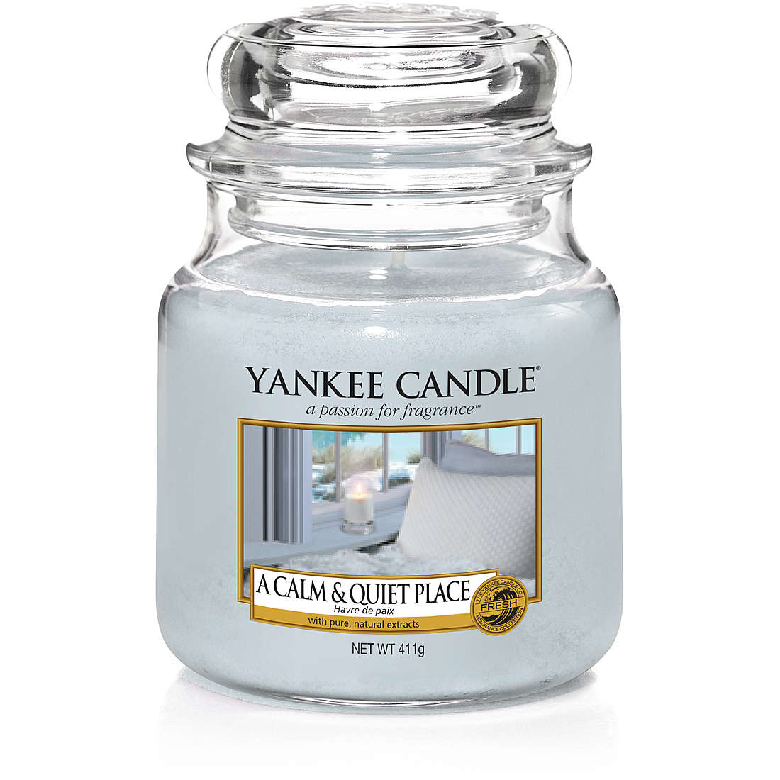 Candela Yankee Candle Giara, Media colore Grigio/Argento 1577129E
