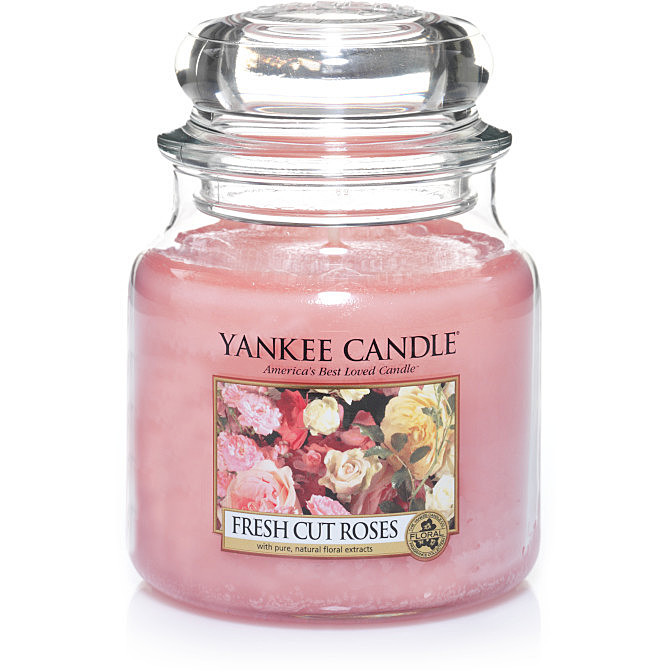 Candela Yankee Candle Giara, Media colore Rosa 1038356E