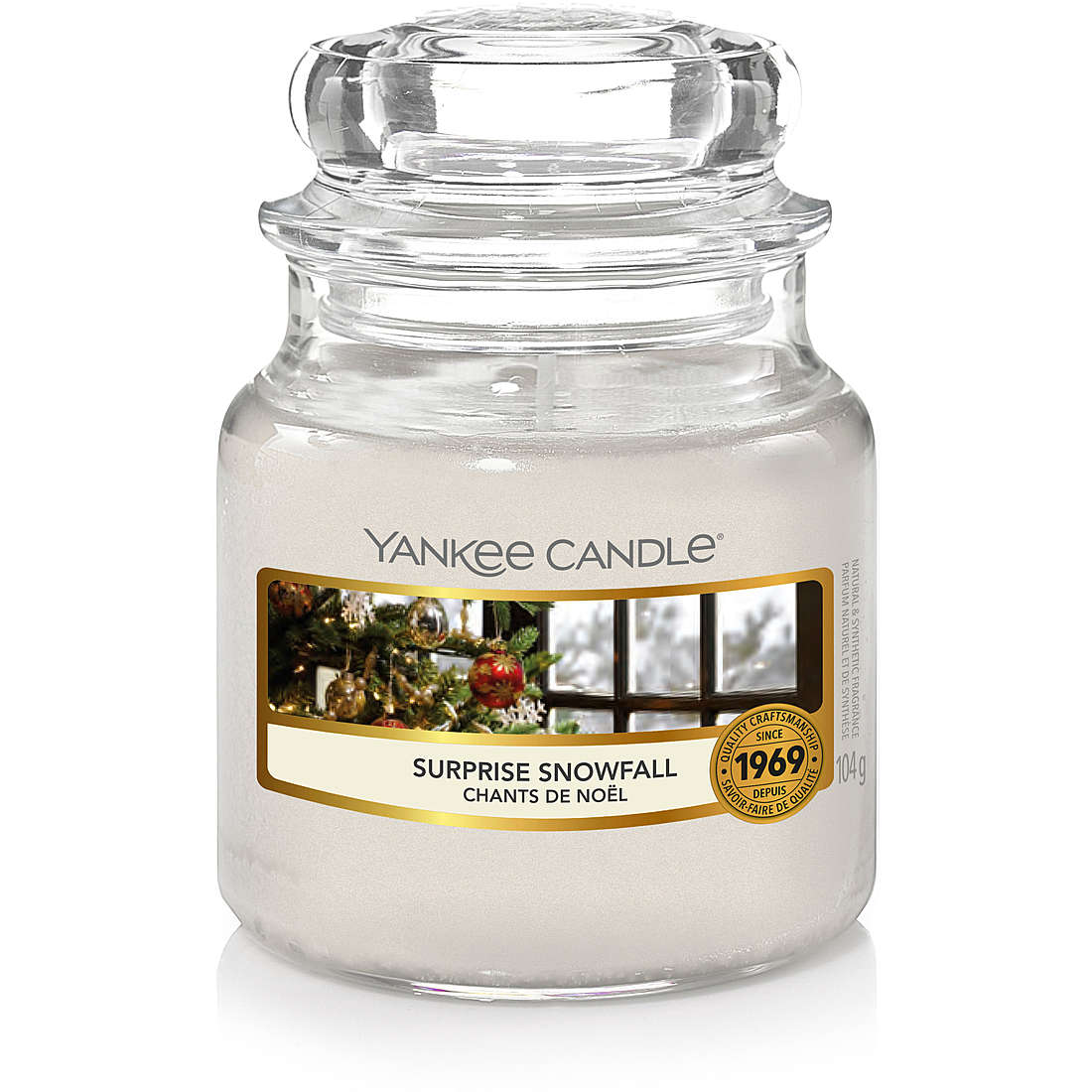 Candela Yankee Candle Giara, Piccola Natale colore Bianco 1629498E
