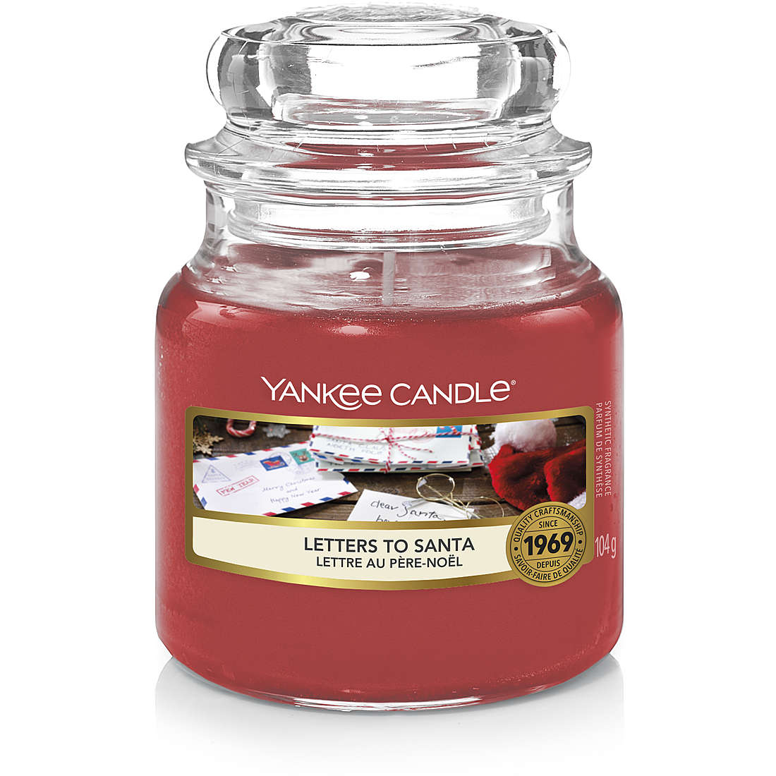 Candela Yankee Candle Giara, Piccola Natale colore Rosso 1631643E