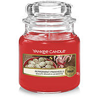 Candela Yankee Candle Giara, Piccola Snow Globe Wonderland colore Rosso 1721045E