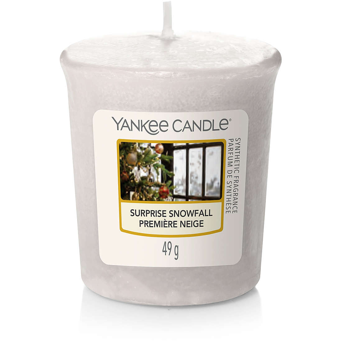 Candela Yankee Candle Sampler Natale colore Bianco 1629504E
