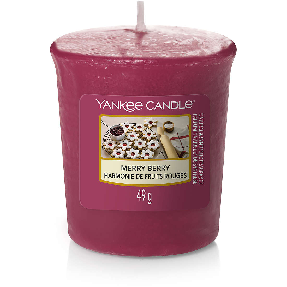 Candela Yankee Candle Sampler Natale colore Rosso 1631315E