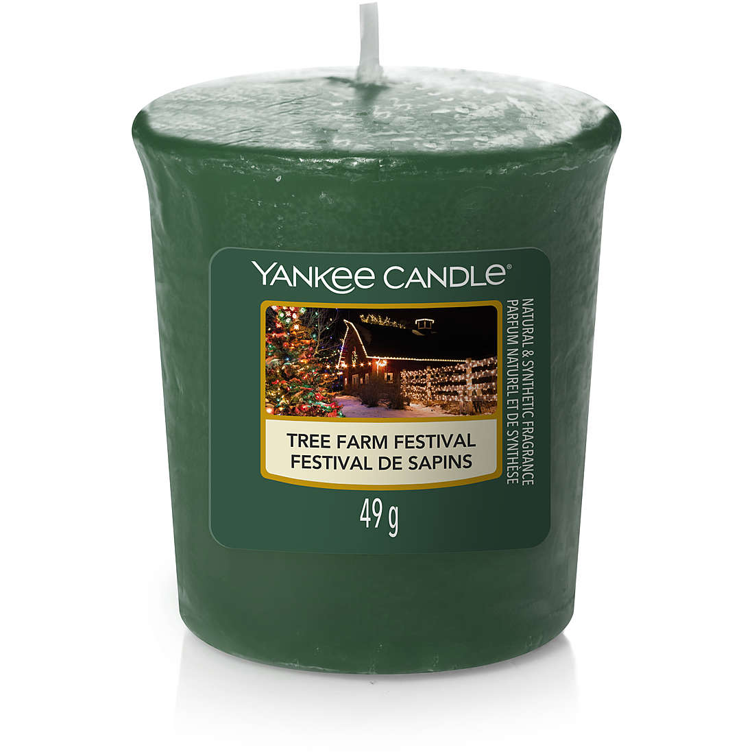 Candela Yankee Candle Sampler Natale colore Verde 1631261E