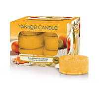 Candela Yankee Candle Tea Light colore Arancione 1651497E