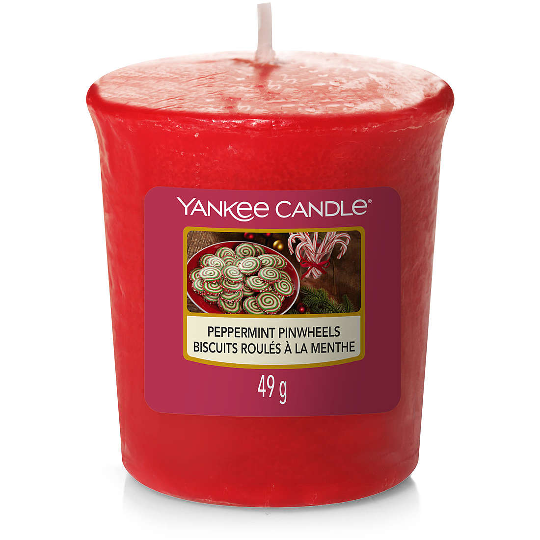 Candela Yankee Candle Votiva Snow Globe Wonderland colore Rosso 1721038E