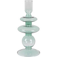 candle holders Present Time Candle Holder Glass Art PT3635GR