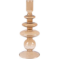 candle holders Present Time Candle Holder Glass Art PT3636BR