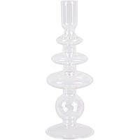 candle holders Present Time Candle Holder Glass Art PT3636CL