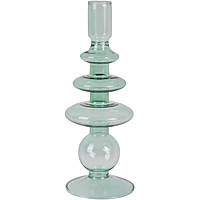 candle holders Present Time Candle Holder Glass Art PT3636GR