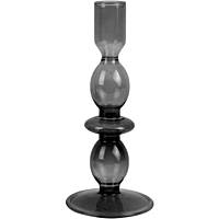 candle holders Present Time Candle Holder Glass Art PT3637BK