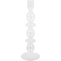 candle holders Present Time Candle Holder Glass Art PT3638CL