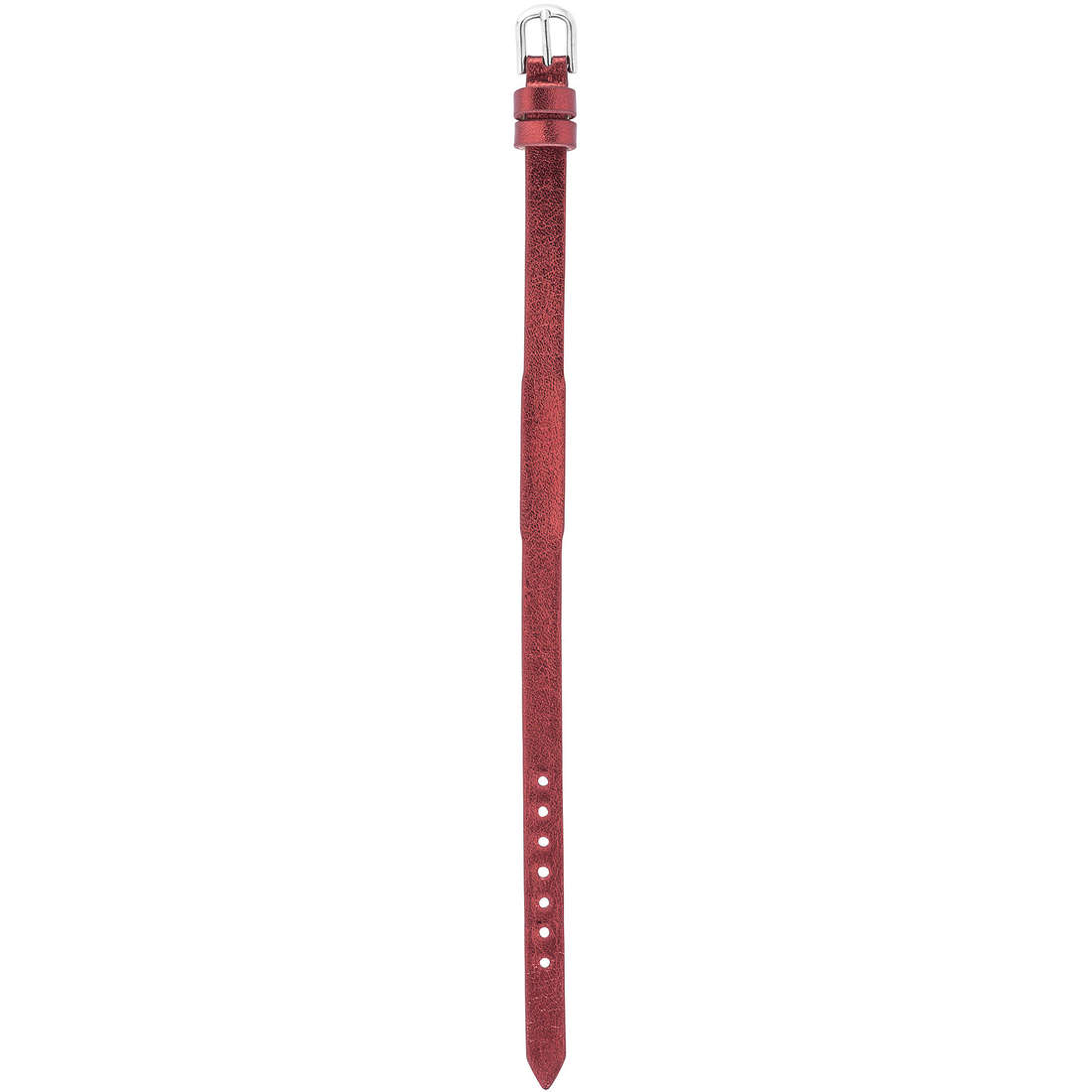 Cinturino orologio Brosway Rosso Tessuto, Pelle WOLc16