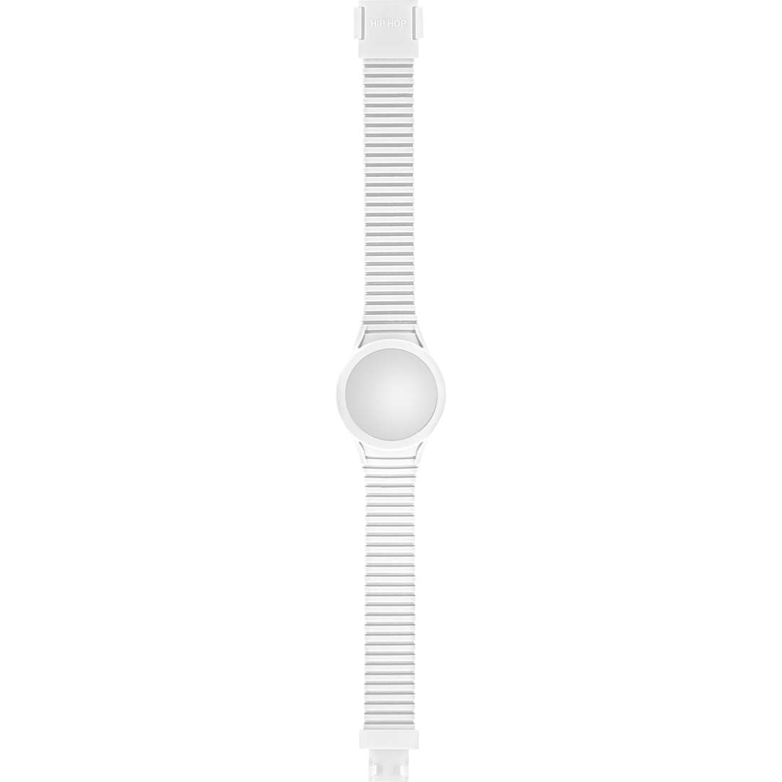 Cinturino orologio Hip Hop Bianco Silicone HBU0530