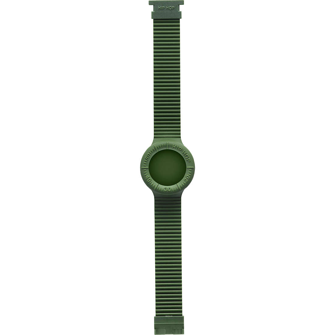 Cinturino orologio Hip Hop Verde Silicone HBU0118