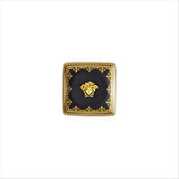 Ciotola Versace I Love Baroque colore Nero, Oro 11940-403653-15253
