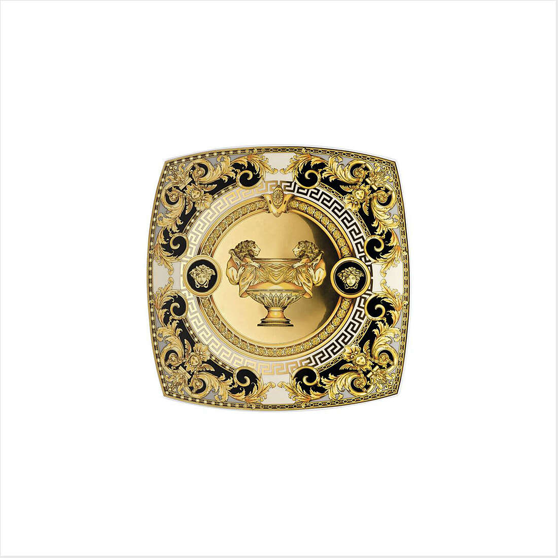 Ciotola Versace Prestige Gala colore Nero, Oro 12116-403637-25818