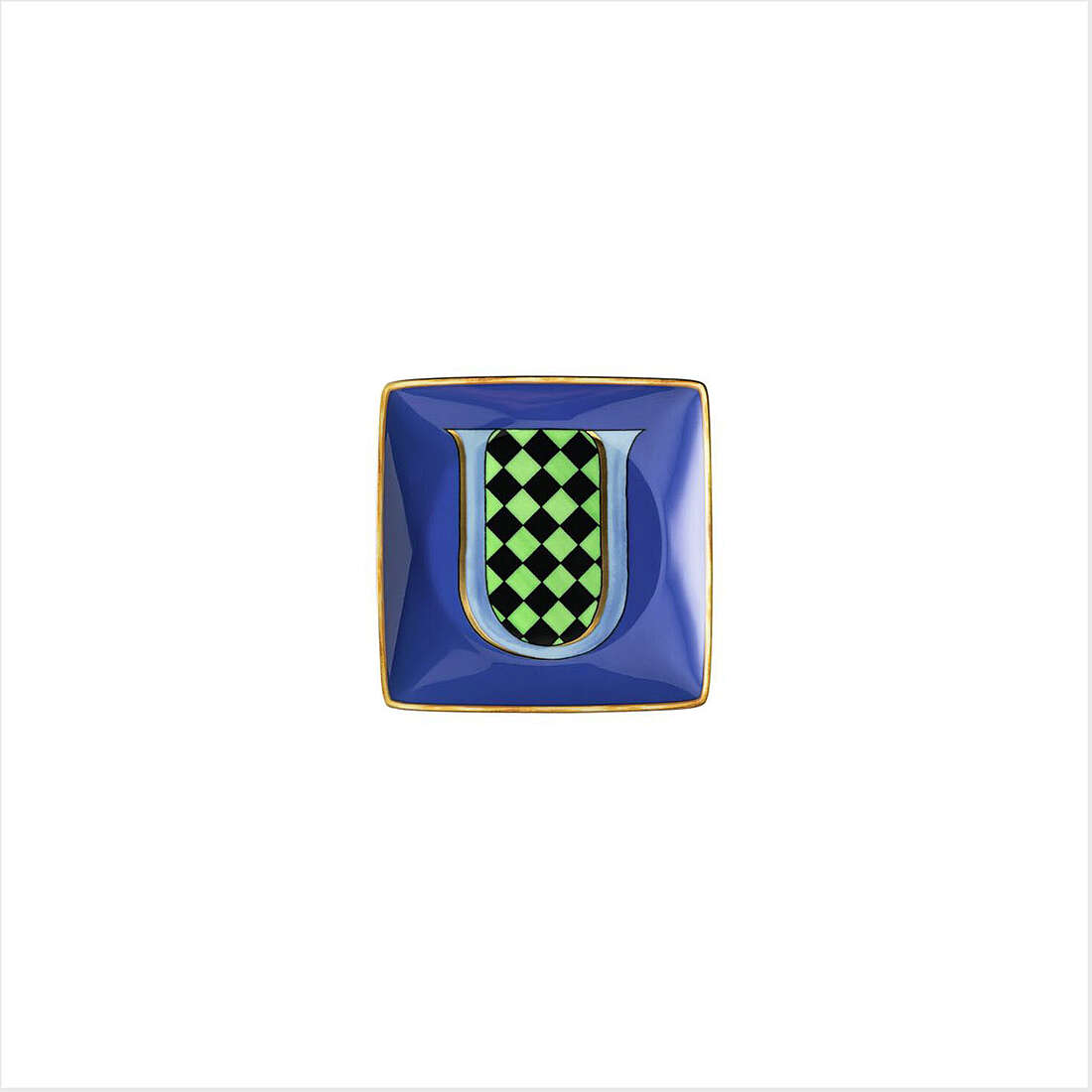 Ciotola Versace Versace Alphabet colore Blu, Fantasia 11940-403701-15253