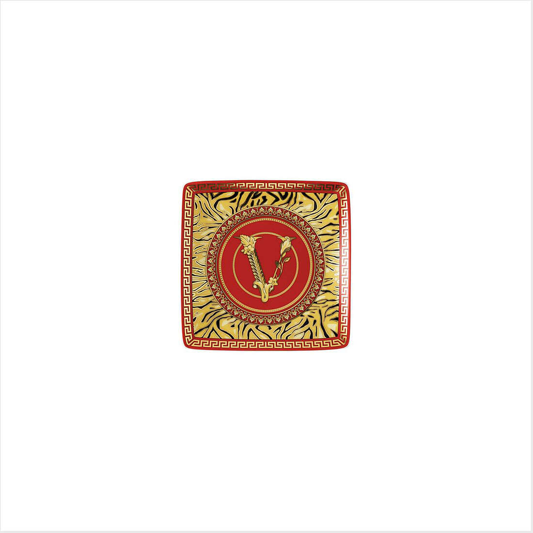 Ciotola Versace Virtus colore Rosso, Oro 11940-409949-15253