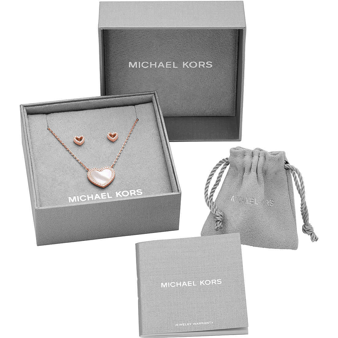 collana Argento 925 con Pendente donna Michael Kors Boxed Gifting MKC1291AH791