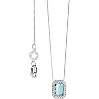 collana Diamante gioiello Comete Azzurra caratura 0,10ct GLQ 287
