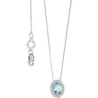 collana Diamante gioiello Comete Azzurra caratura 0,10ct GLQ 288