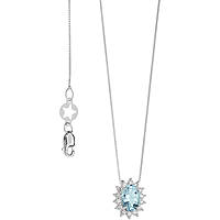 collana Diamante gioiello Comete Azzurra caratura 0,21ct GLQ 286