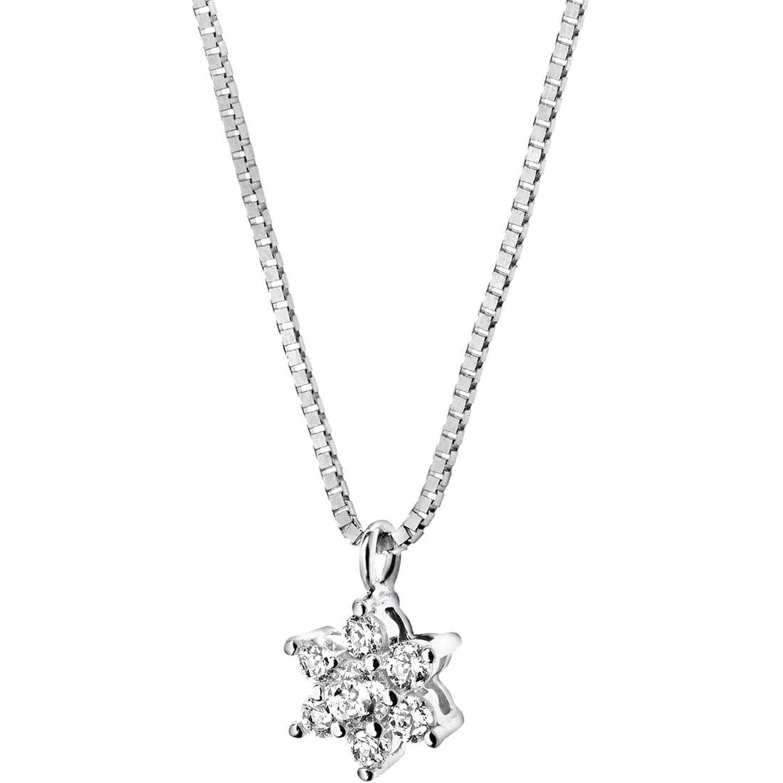collana Diamante gioiello Comete Bouquet caratura 0,09ct GLB 775