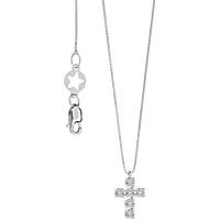 collana Diamante gioiello Comete Croci caratura 0,06ct GLB 1555