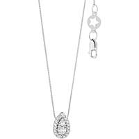 collana Diamante gioiello Comete Gocce di stella caratura 0,18ct GLB 1605