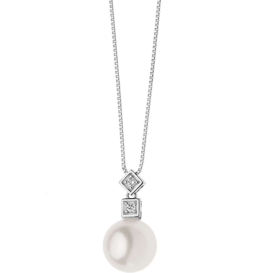 collana Diamante, Perle gioiello Comete Fantasia di Perle caratura 0,02ct GLP 534
