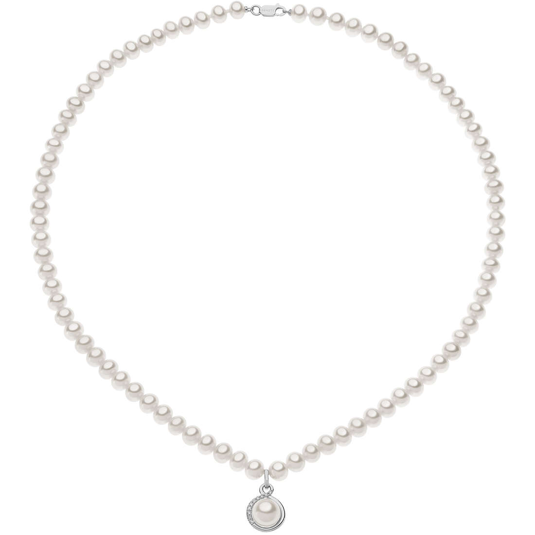 collana Diamante, Perle gioiello Comete Fantasia di Perle caratura 0,04ct FWQ 257