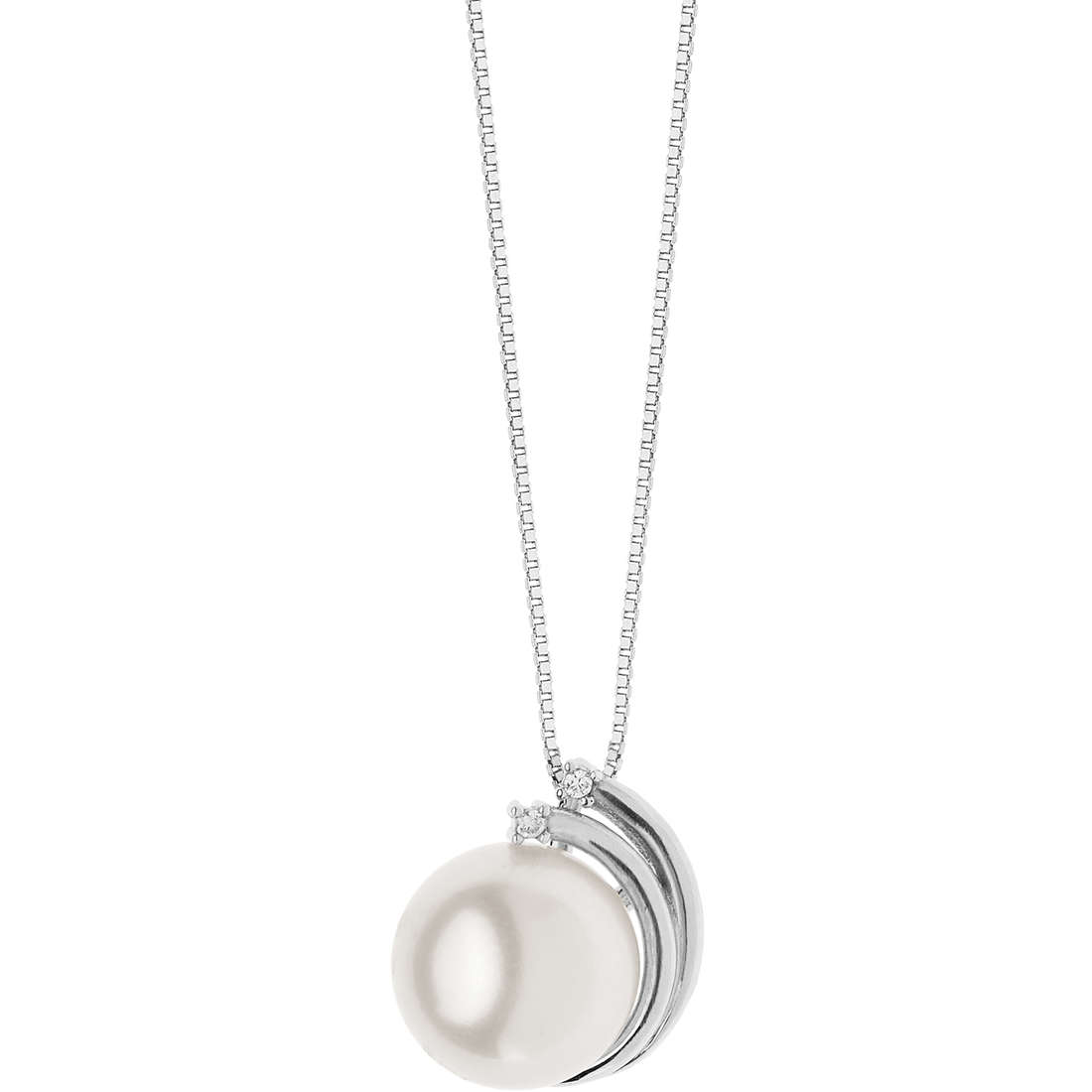 collana Diamante, Perle gioiello Comete Fantasia di Perle caratura 0,10ct GLP 546